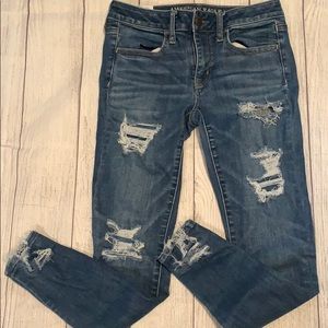 AE Distressed Jeggings - Size 8R